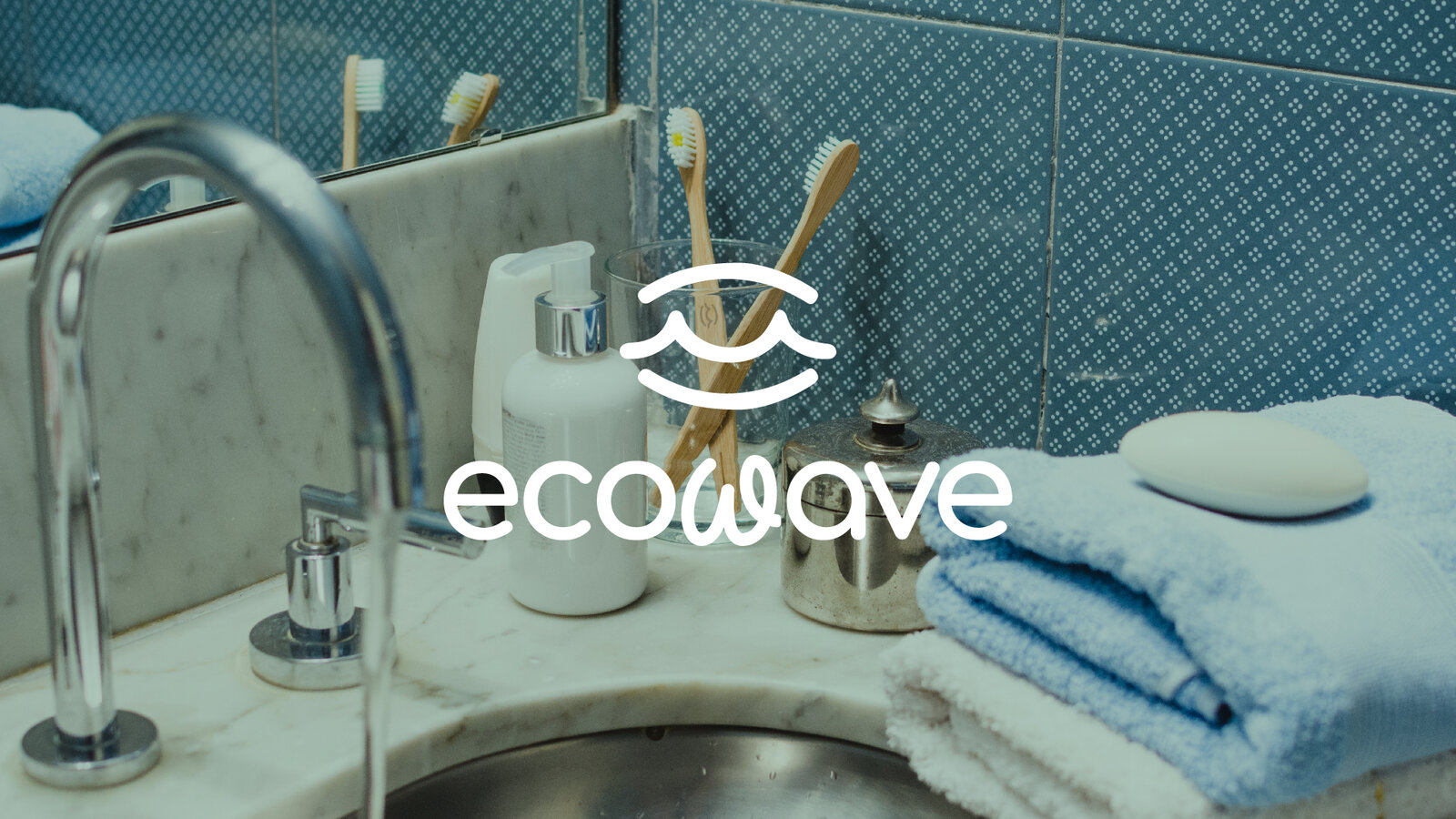 Ecowave bathroom product brand photography