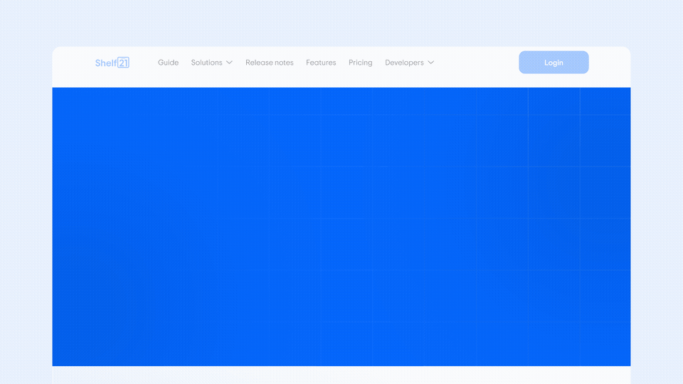Shelf21 product screens animating across school admin, teacher, and parent touchpoints
